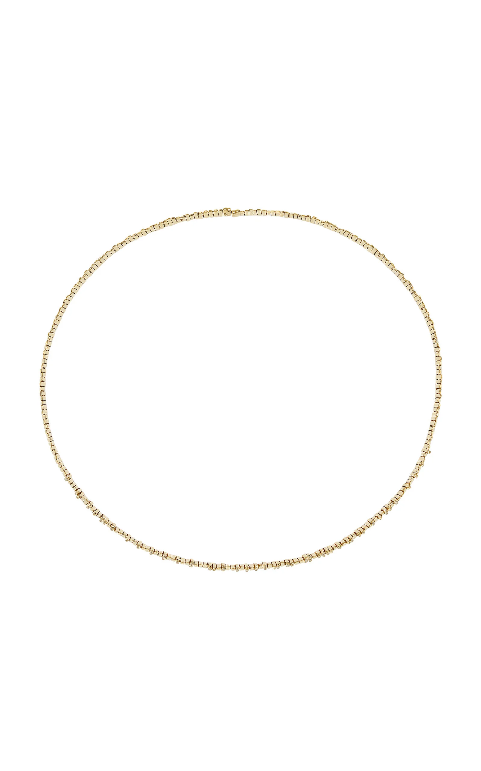 Fireworks 18K Yellow Gold Diamond Necklace - 1