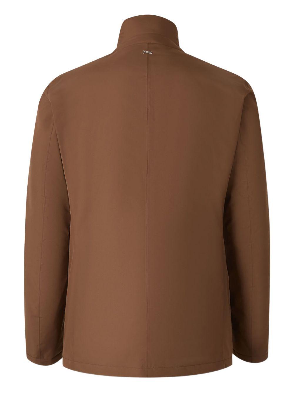 buttoned high-neck jacket - 2
