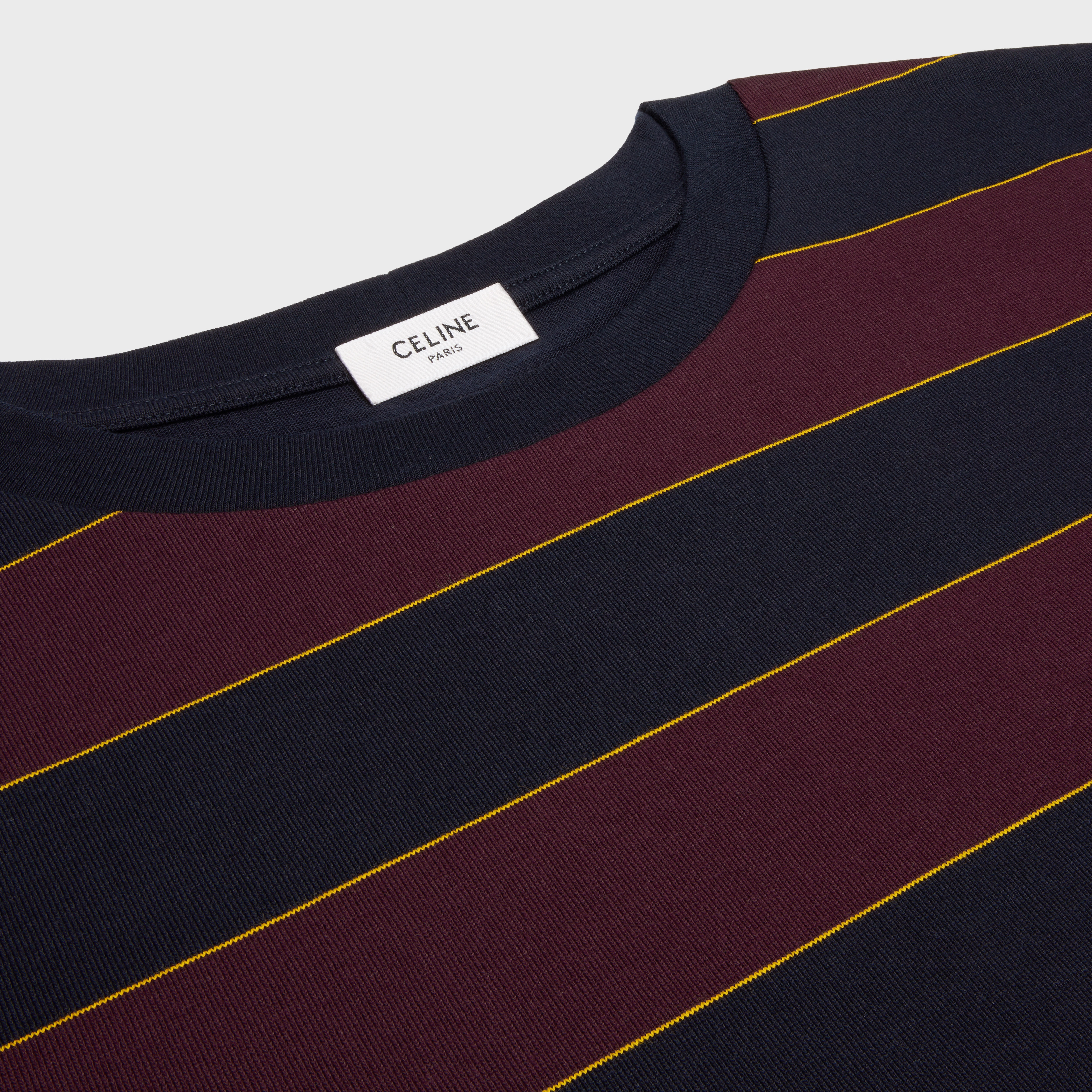 TRIOMPHE REGULAR T-SHIRT IN STRIPED JERSEY - 3