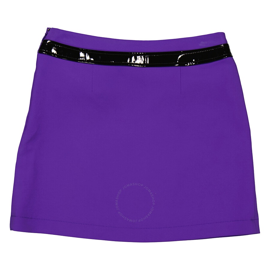 Moschino Ladies Purple Piped Mini Skirt, Brand Size 40 (US Size 6) - 2