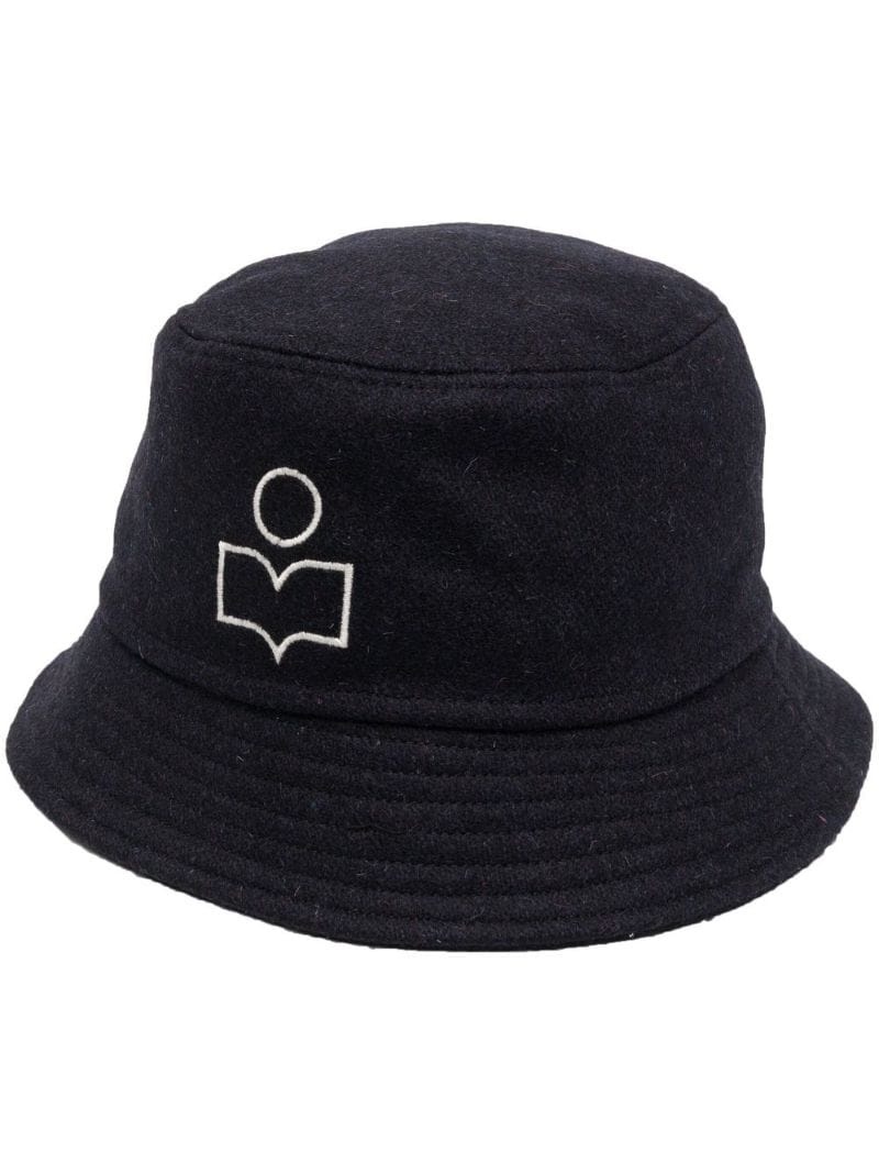 logo-patch bucket hat - 1