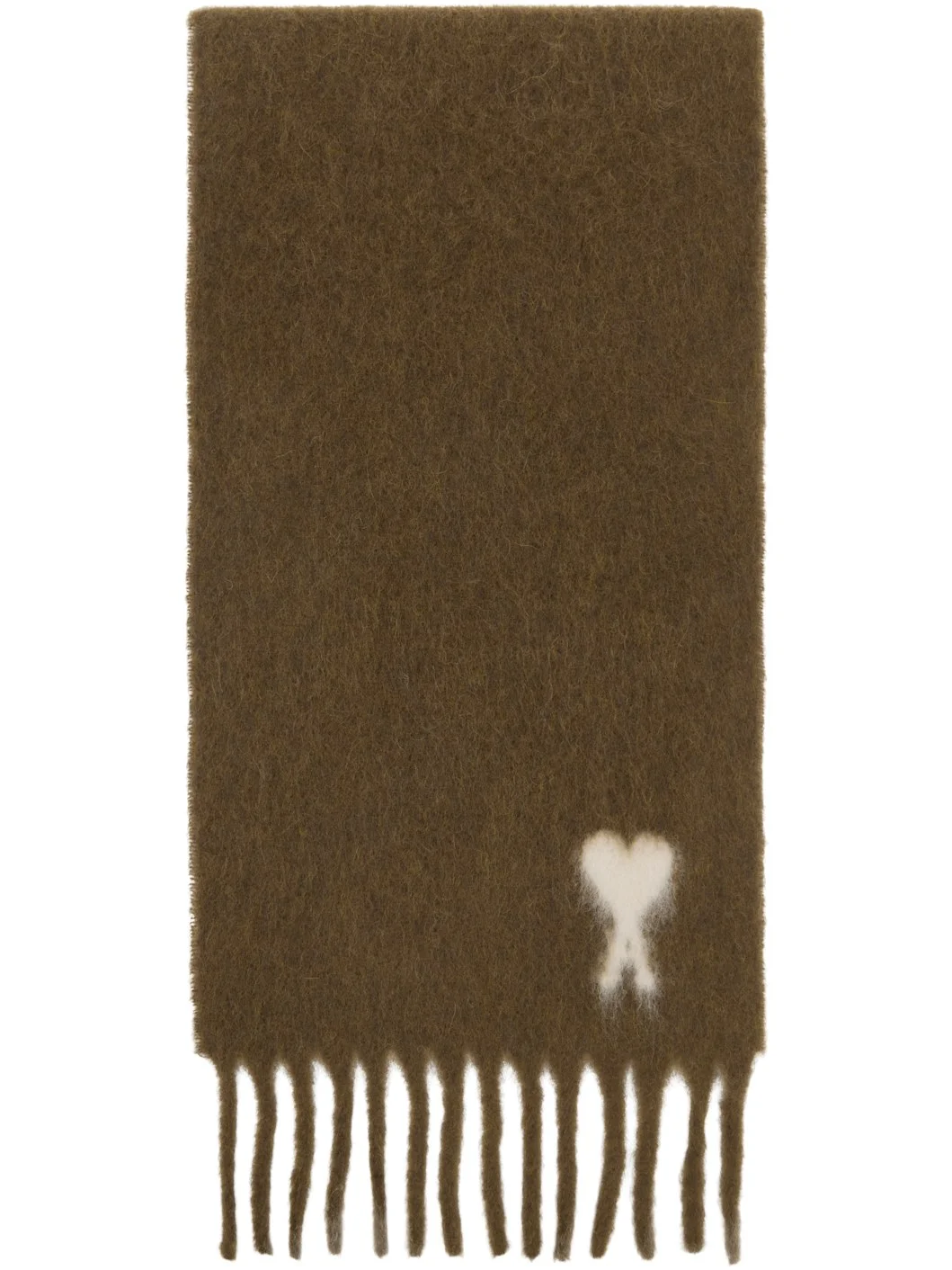 Brown Alpaca Ami de Coeur Scarf - 1