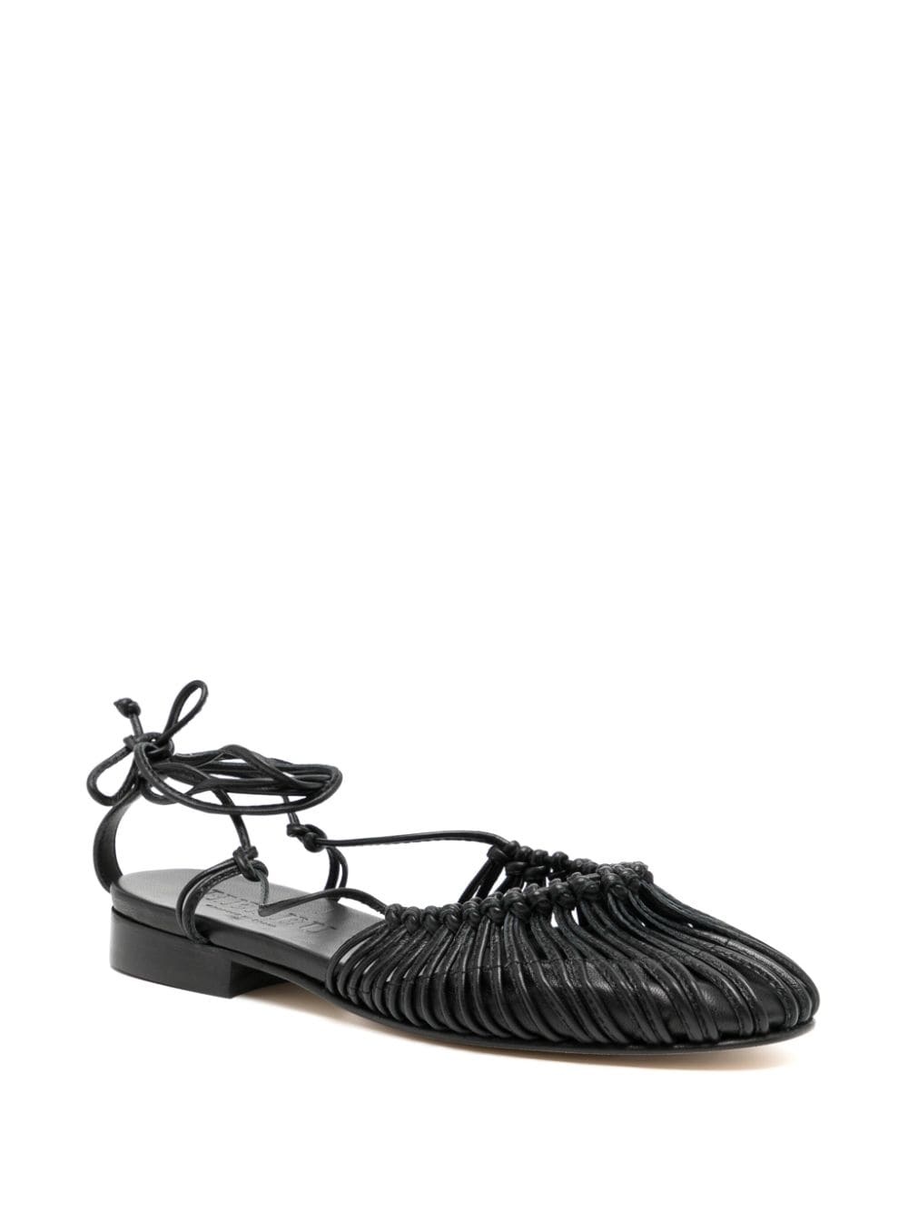 Mantera knotted leather sandals - 2