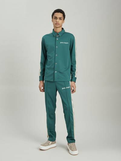 Palm Angels GREEN TRACK SHIRT outlook