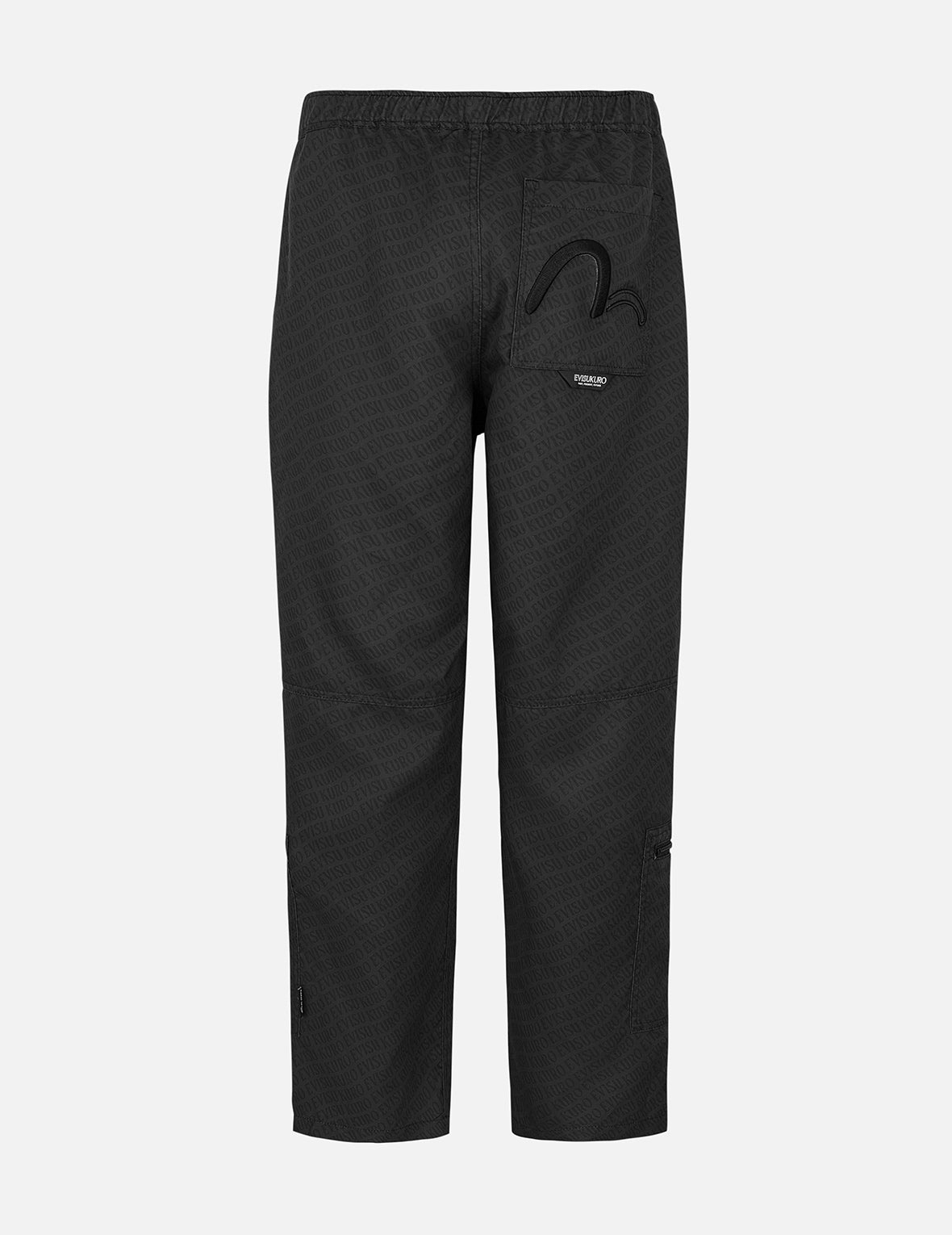 Allover Logo Print Loose Fit Cargo Pants - 2