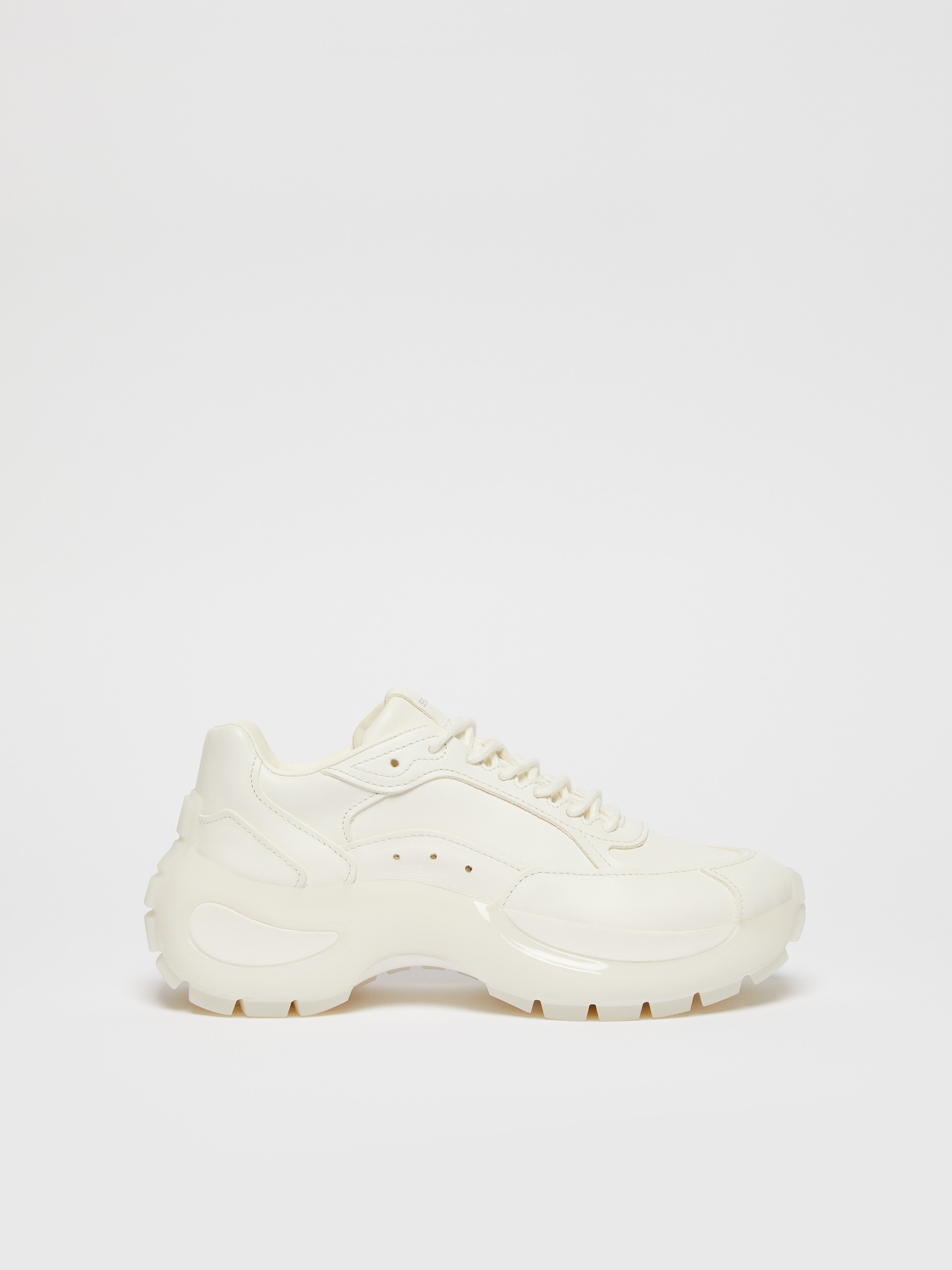 URTA Chunky-sole leather sneakers - 1