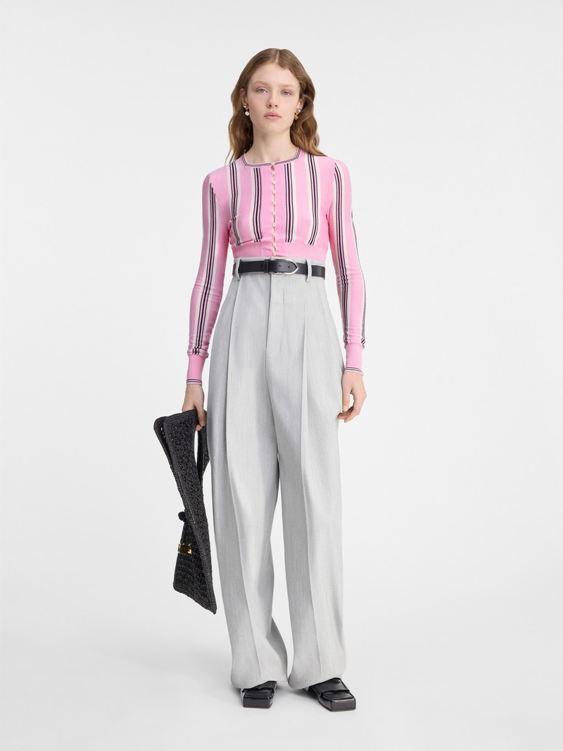 JACQUEMUS Le pantalon Curzio taille haute outlook