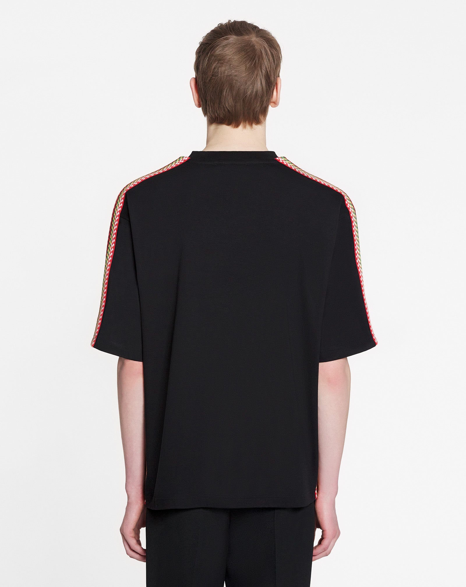 LANVIN OVERSIZED EMBROIDERED SIDE CURB T-SHIRT - 4