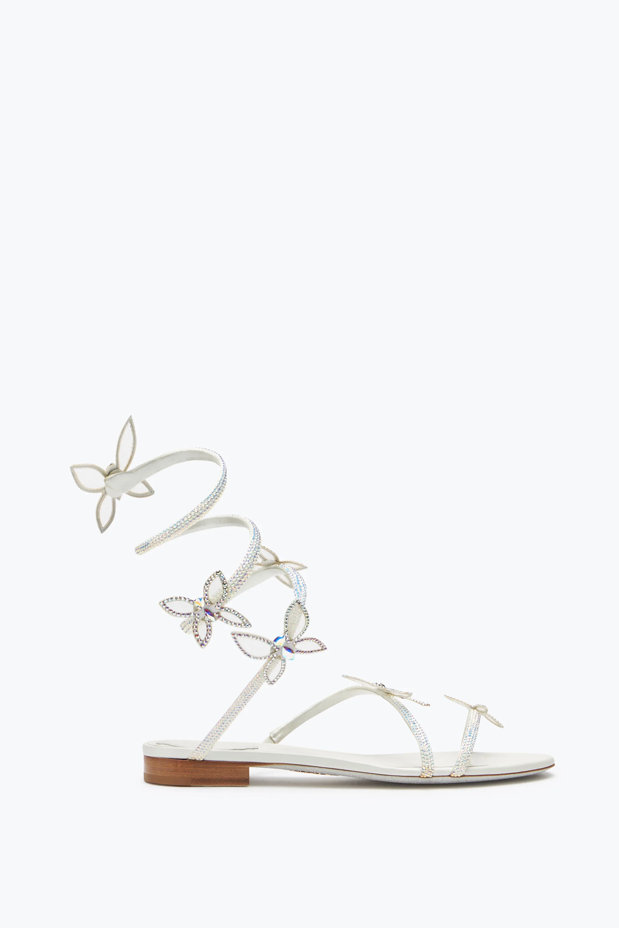 Butterflower Crystal Ivory Sandal 10 - 1