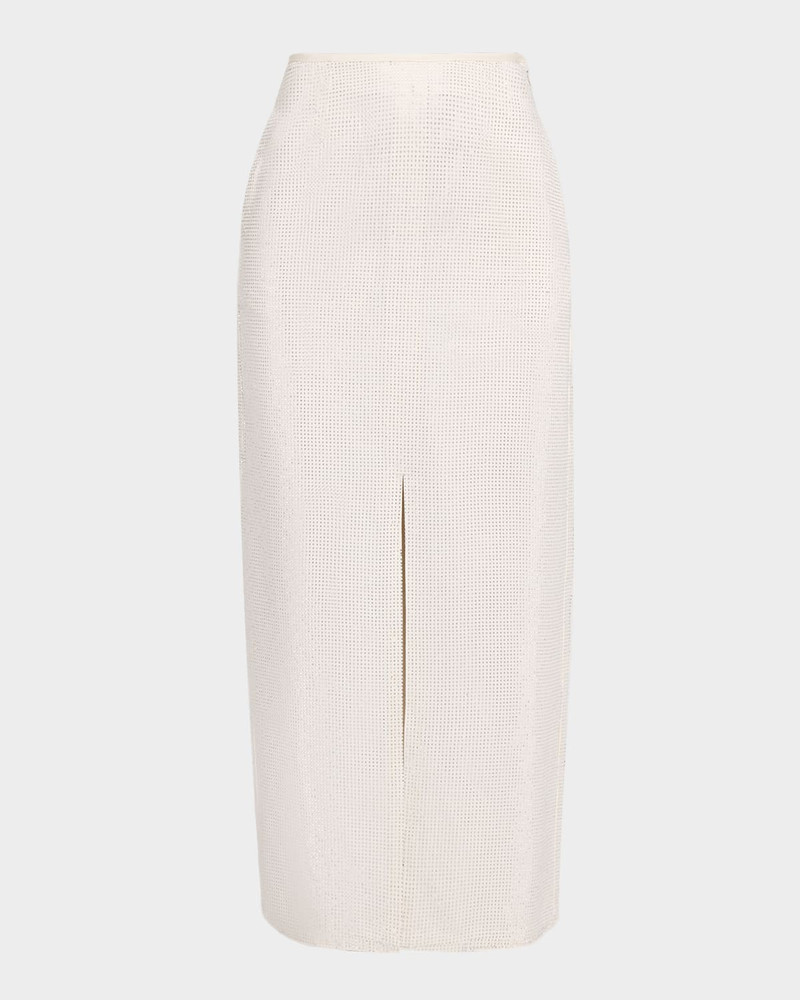 Micro Stud Long Drill Skirt 1