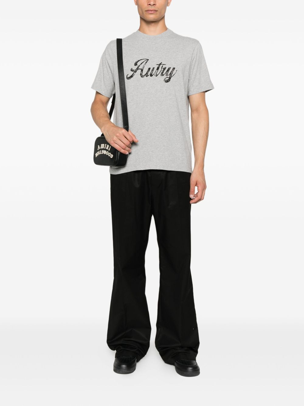 script-logo cotton t-shirt - 2
