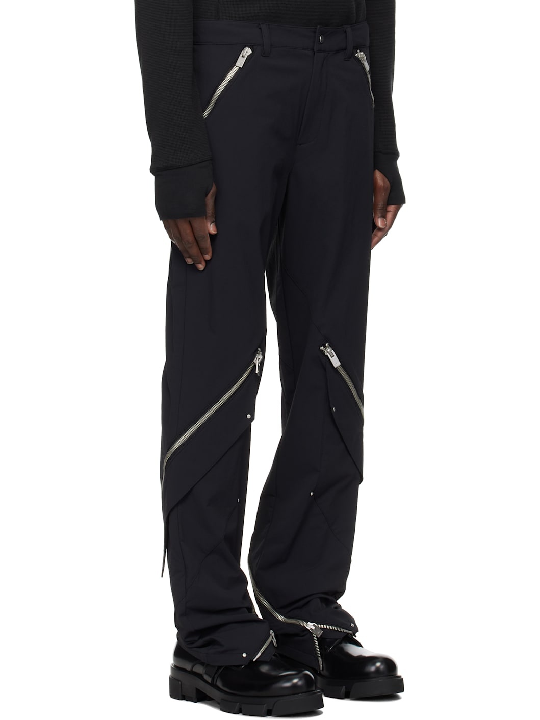 Black Frazil Cargo Pants - 2