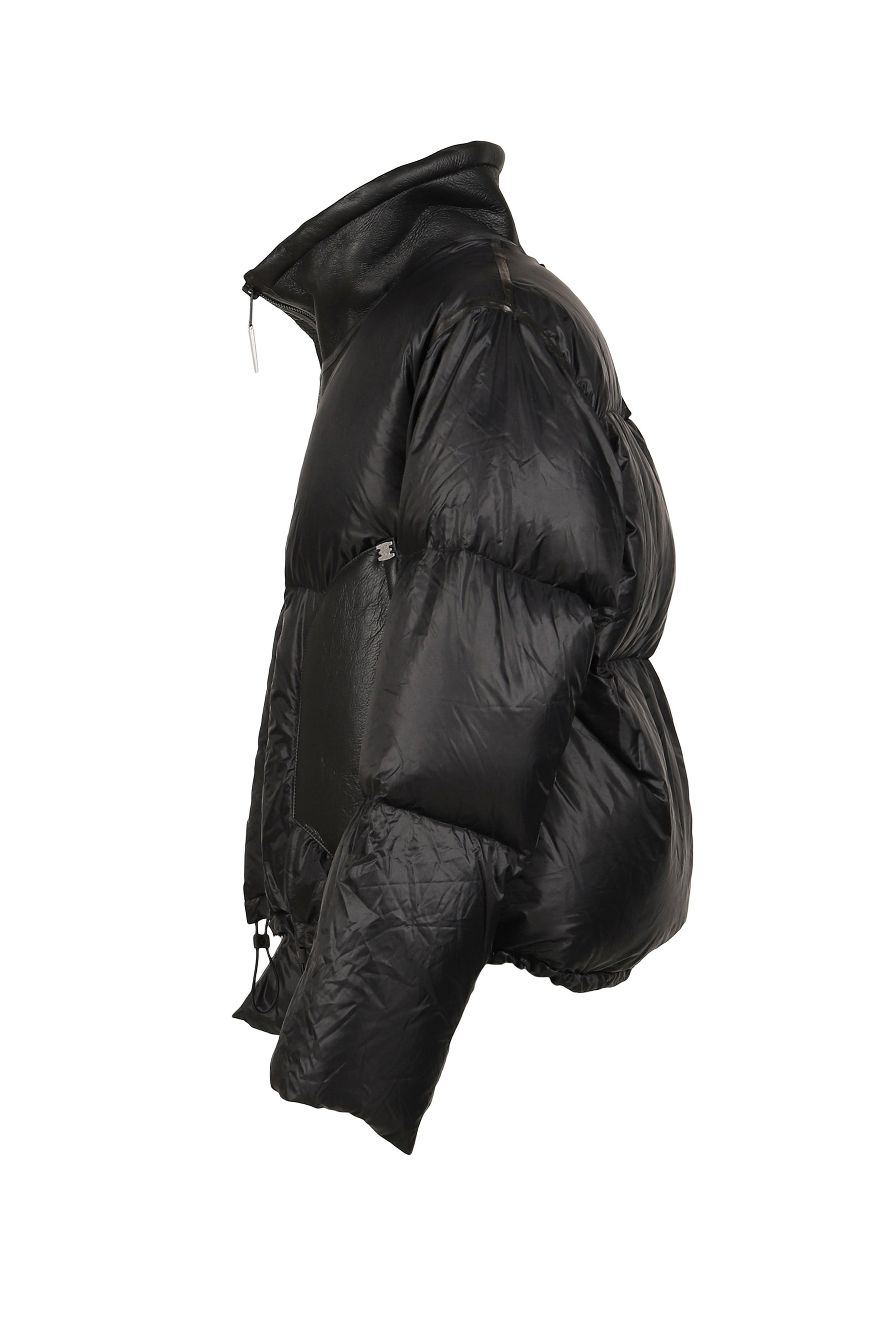 "REACTIVE"DOWN HIGH NECK BOMBERS / NOIR - 7