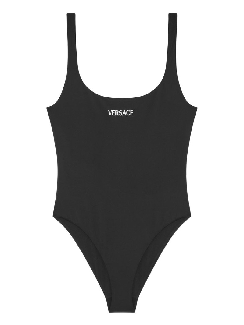 VERSACE logo swimsuit outlook