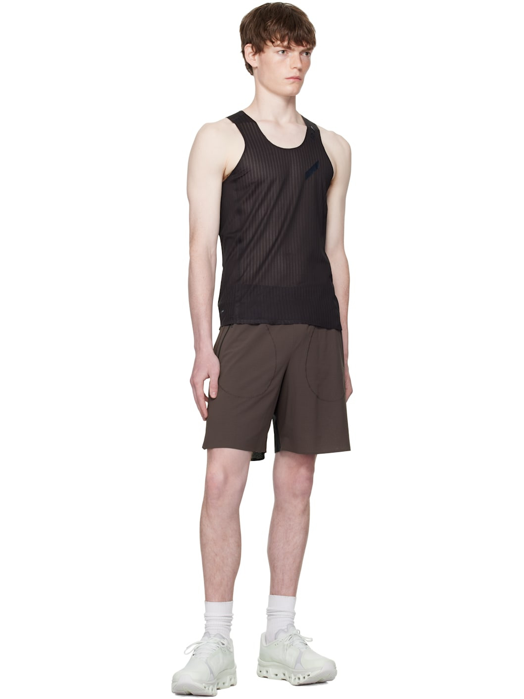 Gray & Black Long Summer Shorts - 4