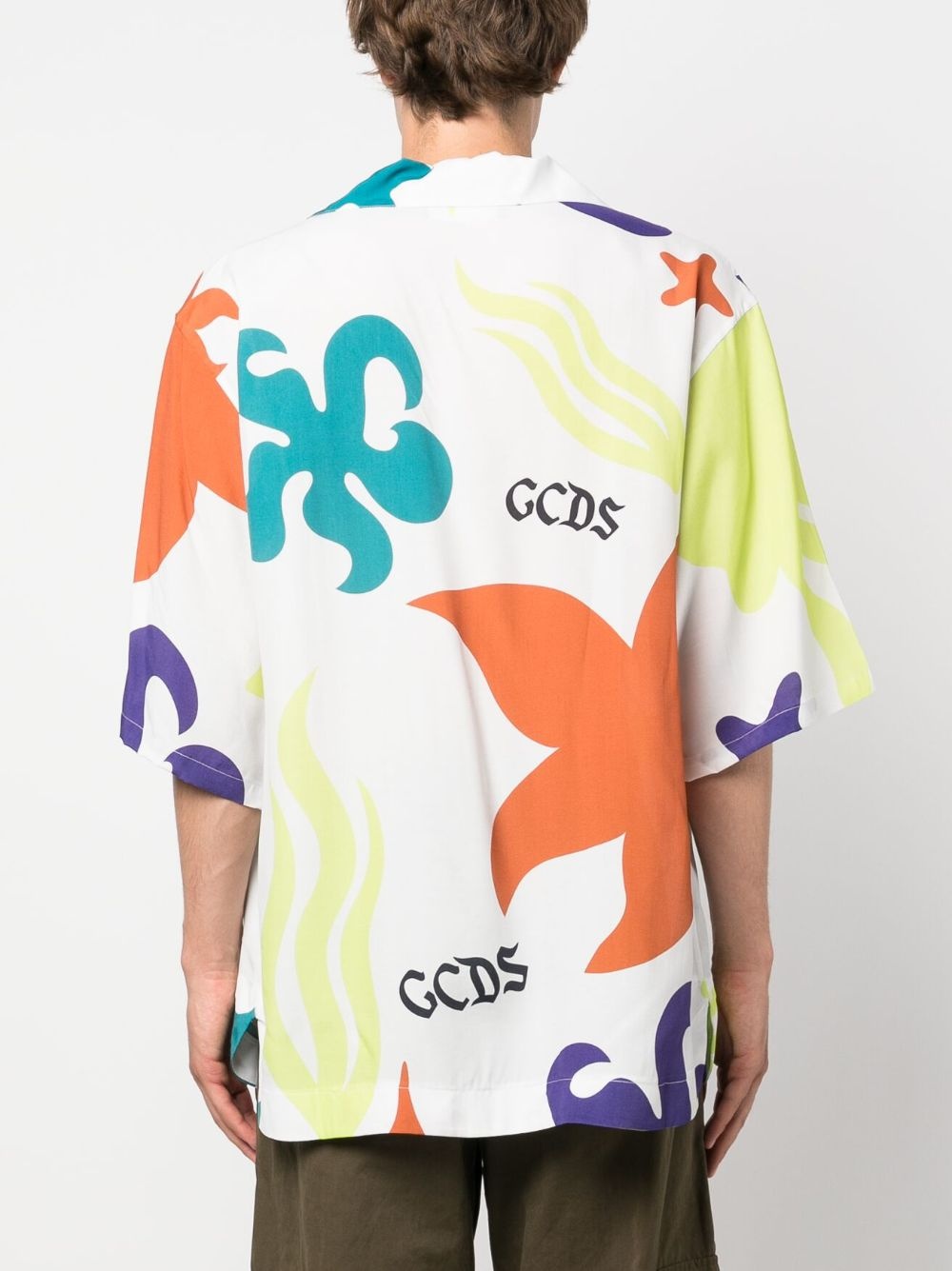 graphic-print short-sleeve shirt - 4
