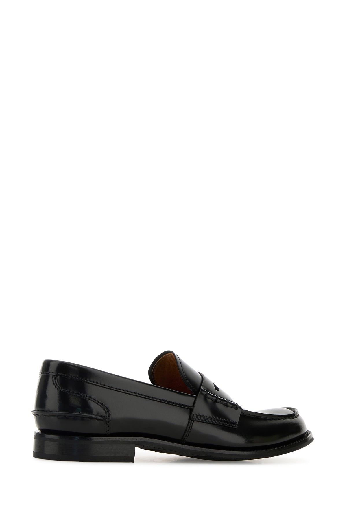 Black leather Pembley loafers - 3