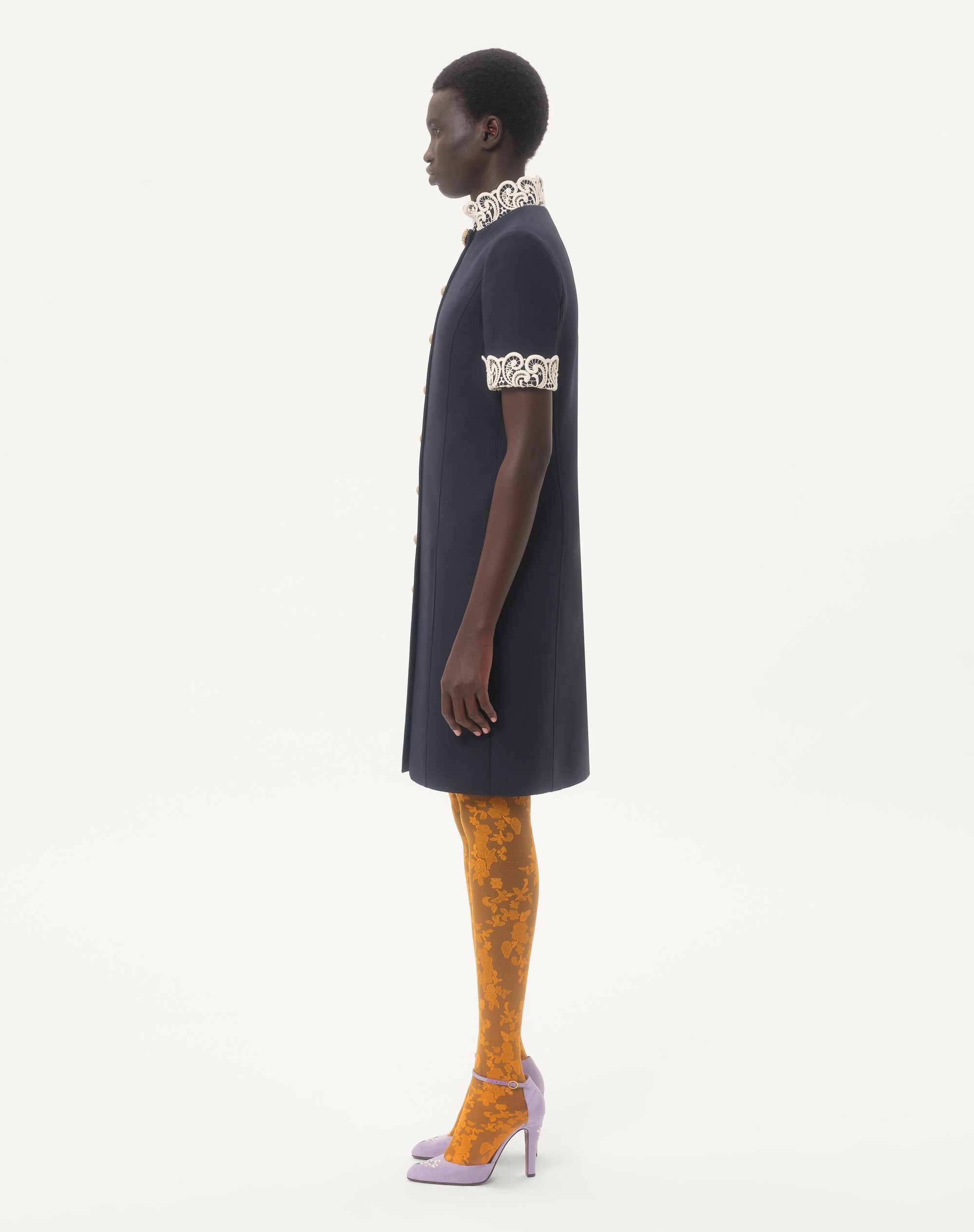 CREPE COUTURE MIDI DRESS - 6