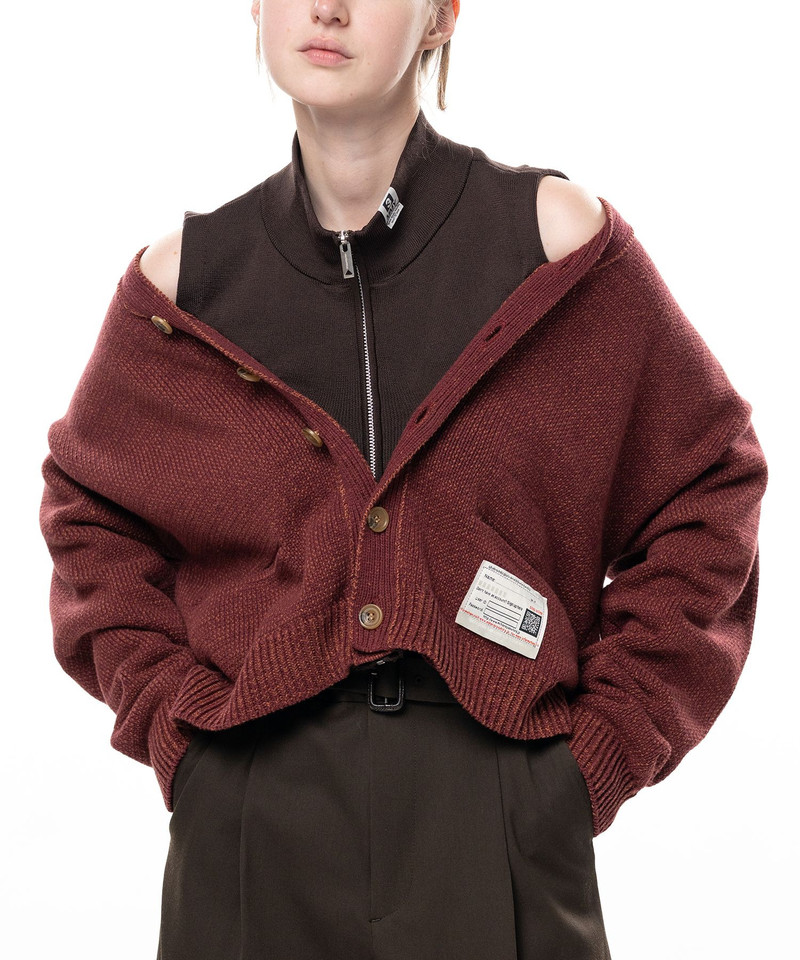 Shifted Layer Knit Cardigan 11