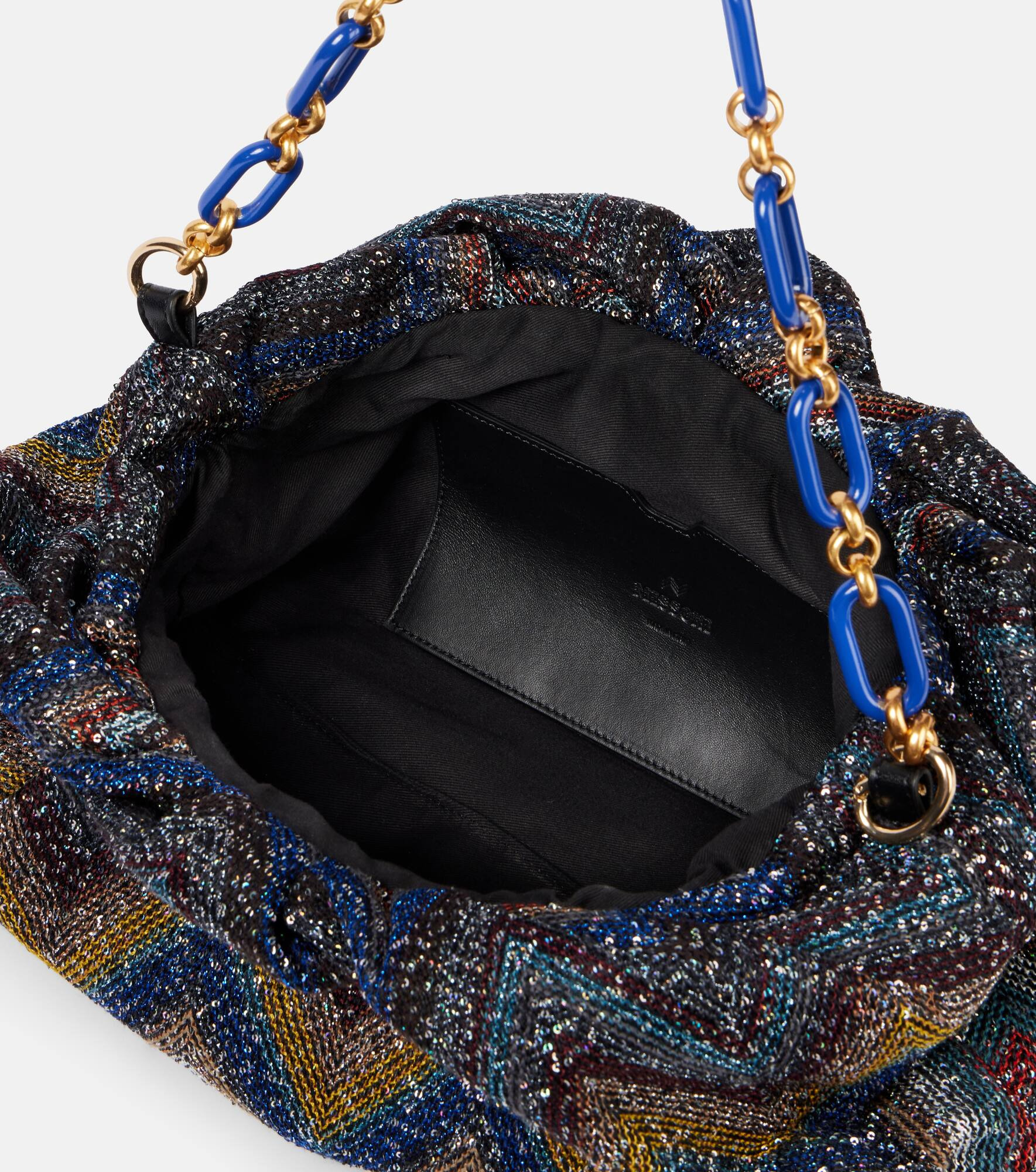 Zigzag Medium beaded shoulder bag - 3