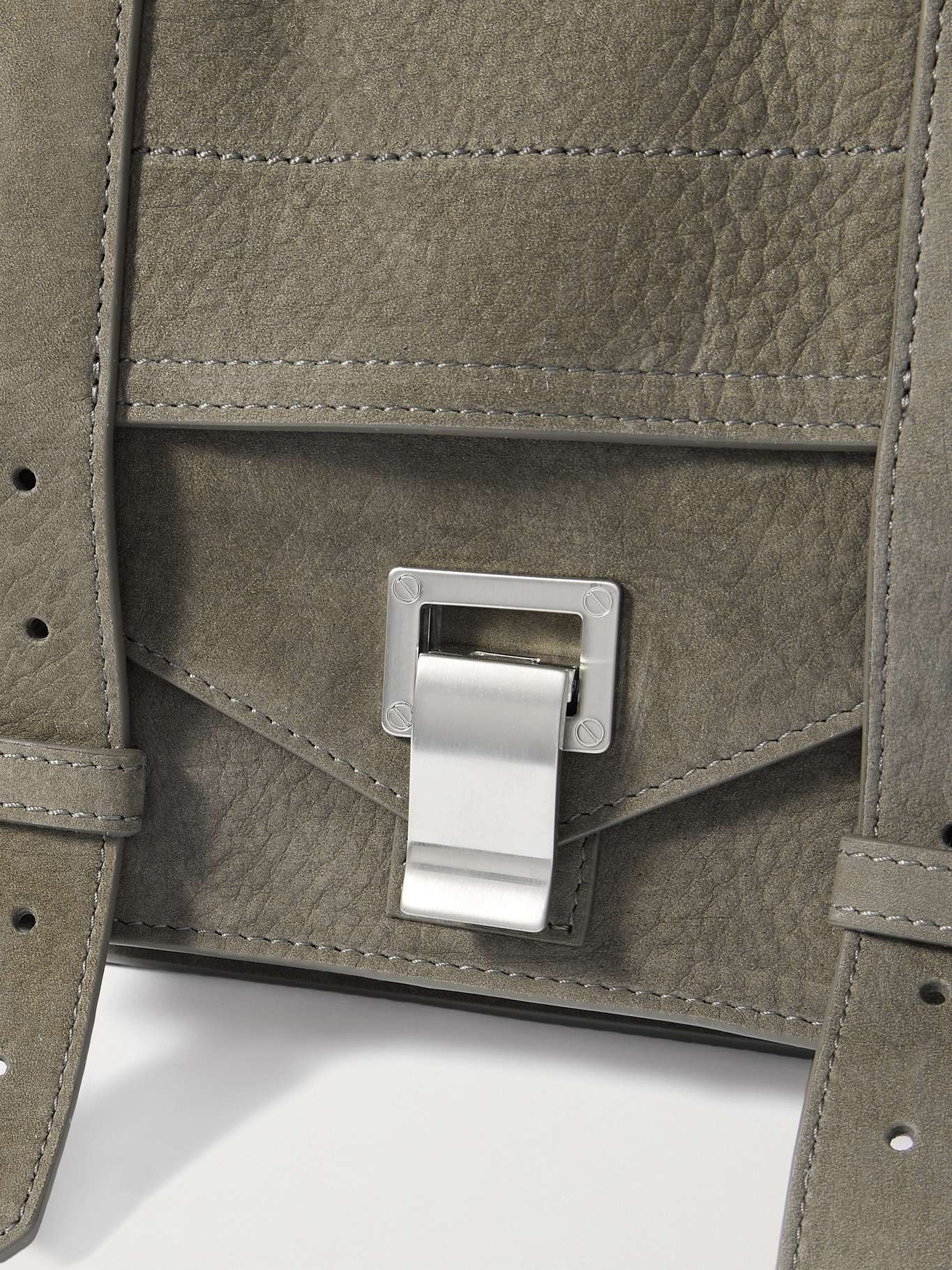 The PS1 Tiny leather satchel Green - 4