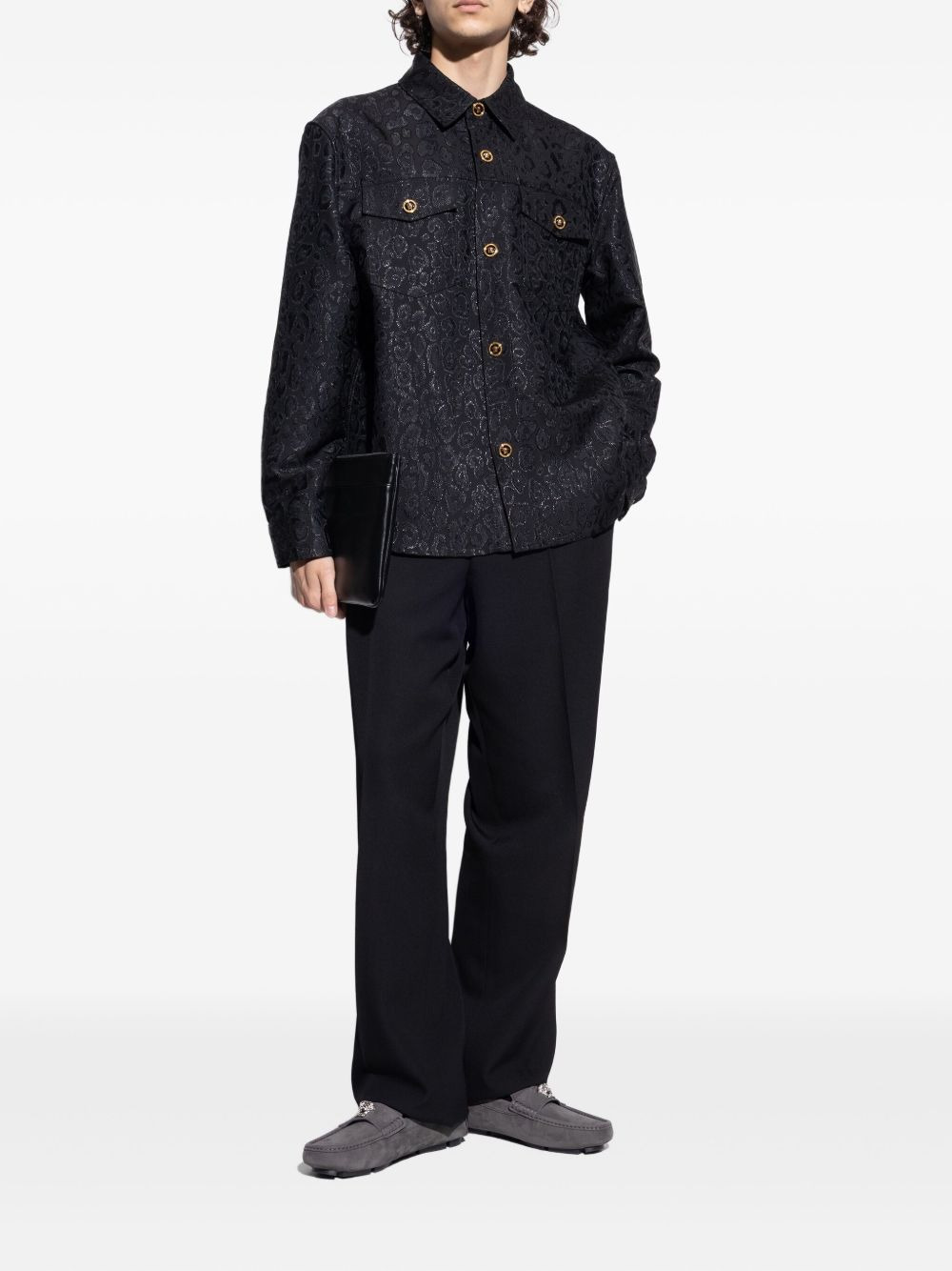 La Medusa-embellished loafers - 5