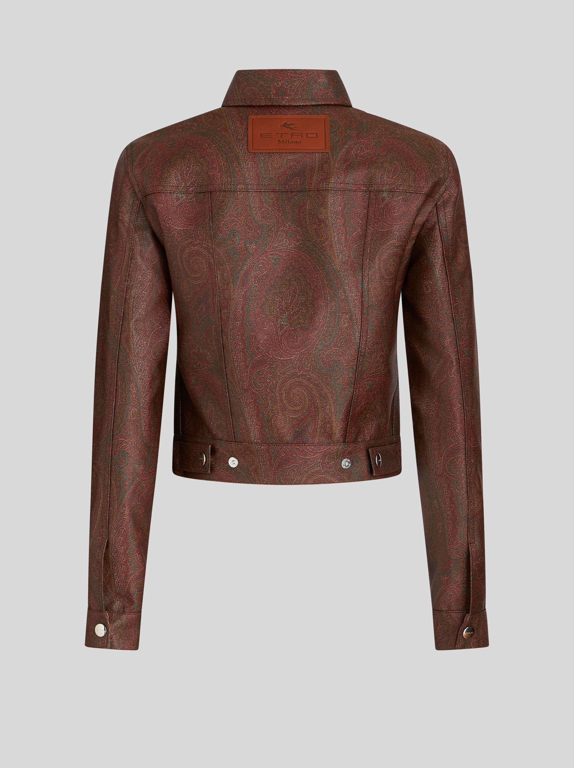 PAISLEY JACQUARD FABRIC JACKET - 6