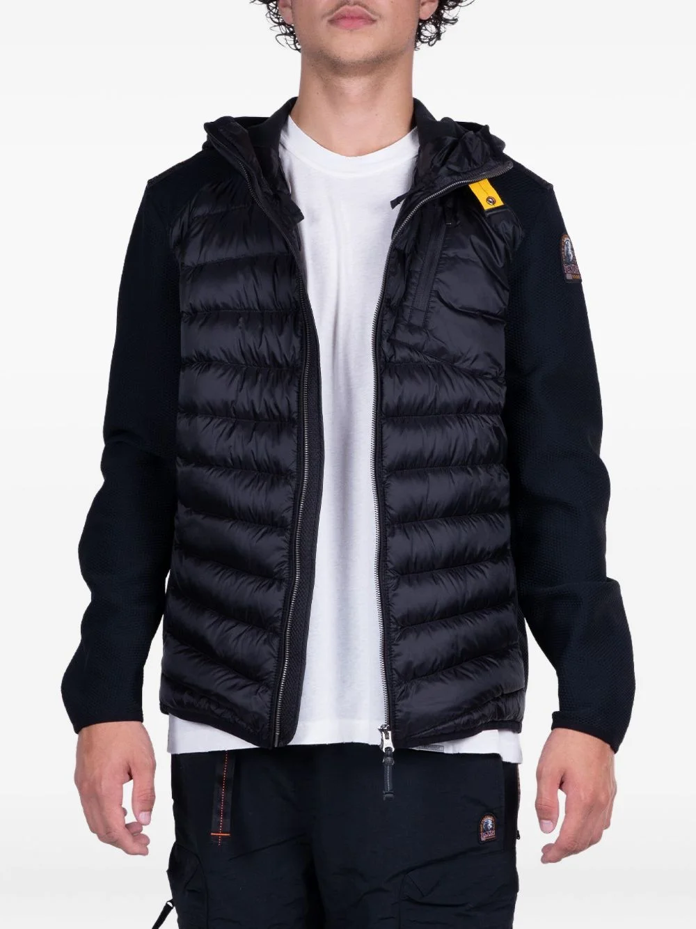 Nolan hooded panelled padded jacket - 1