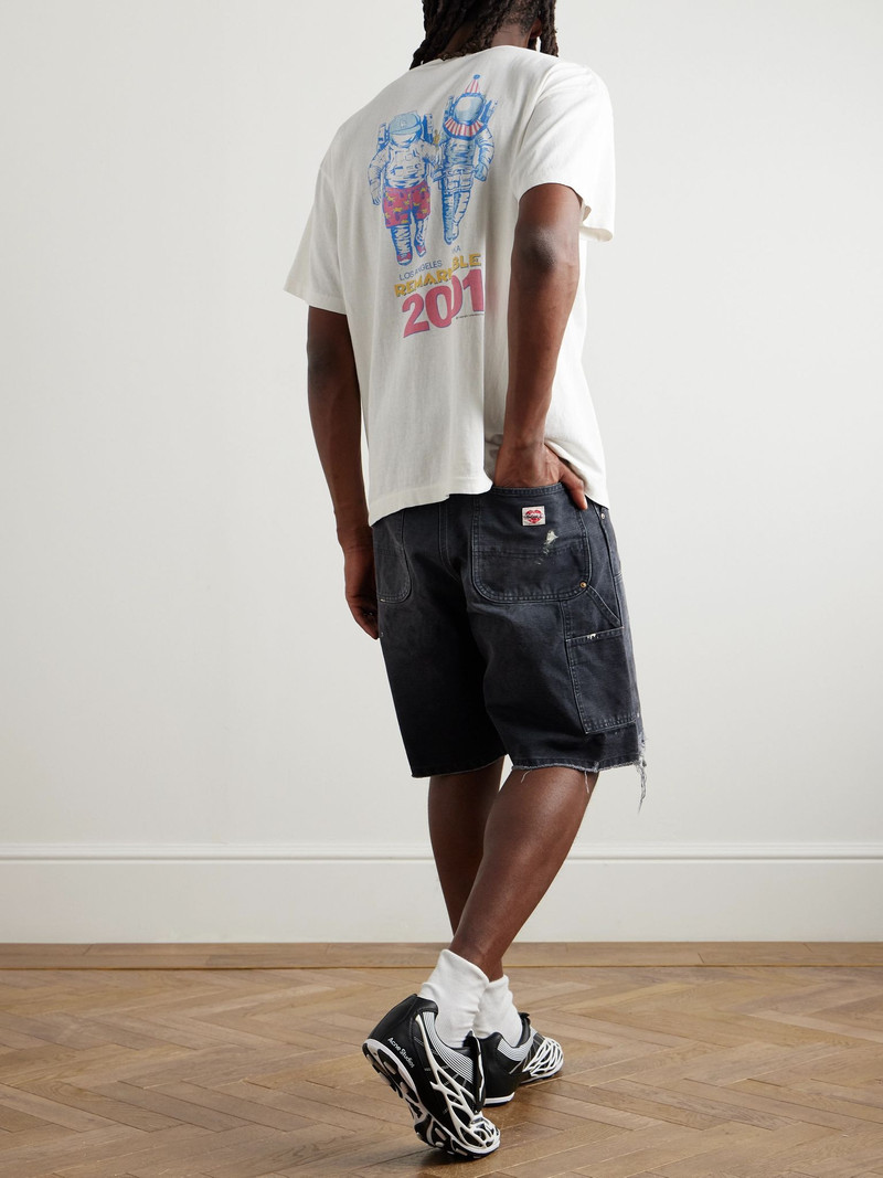 SAINT M×××××× + Sean Wotherspoon Printed Cotton-Jersey T-Shirt White outlook
