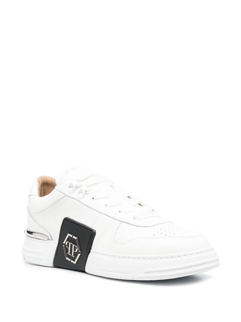 hexagonal low-top sneakers - 2