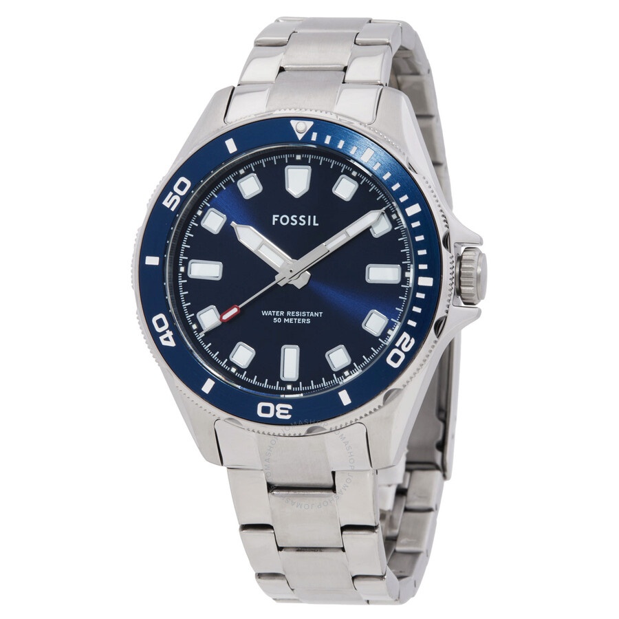 Fossil - Fossil Dalton Quartz Blue Dial Men's Watch BQ2881 - 1