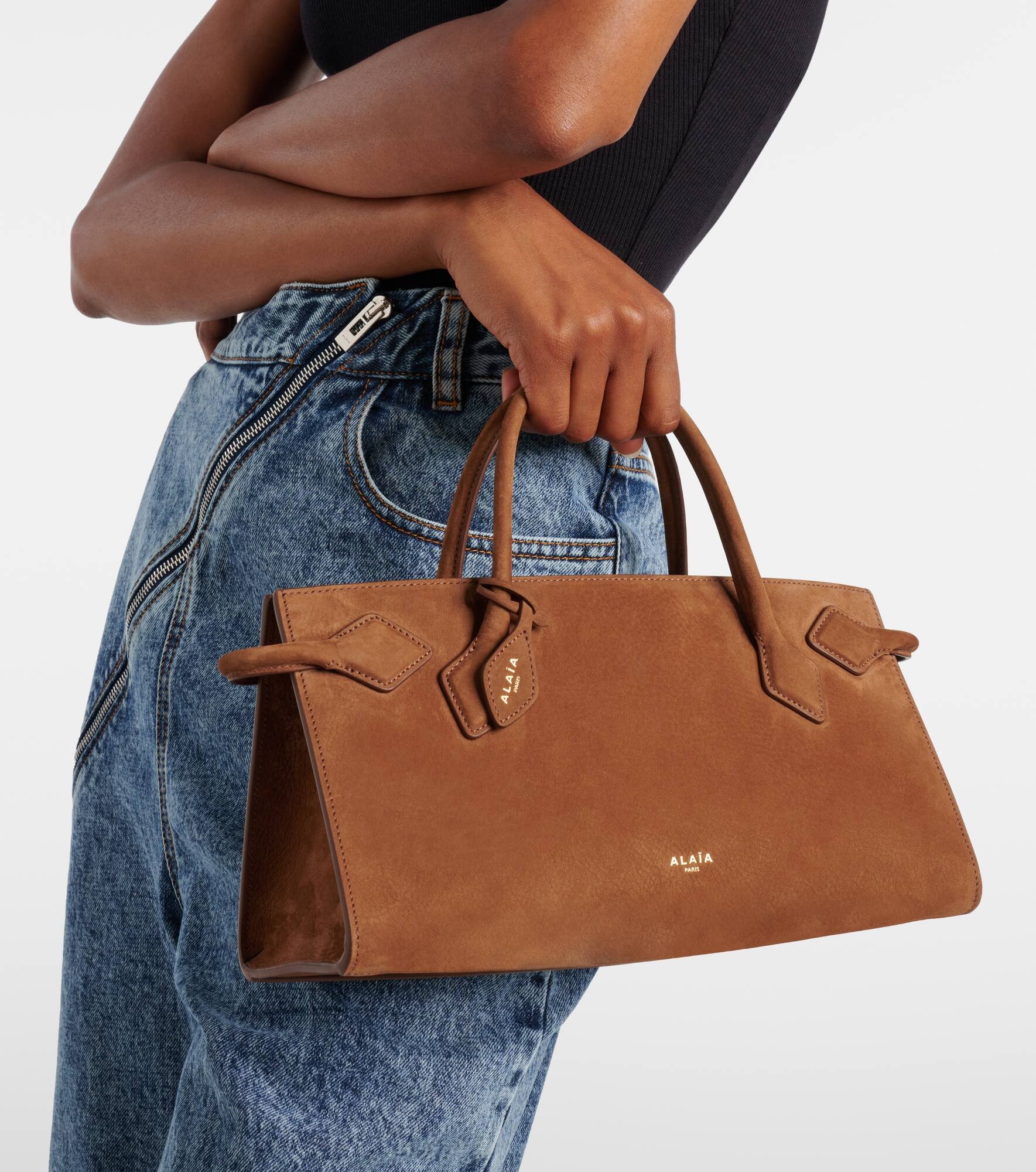 Suede tote bag - 2