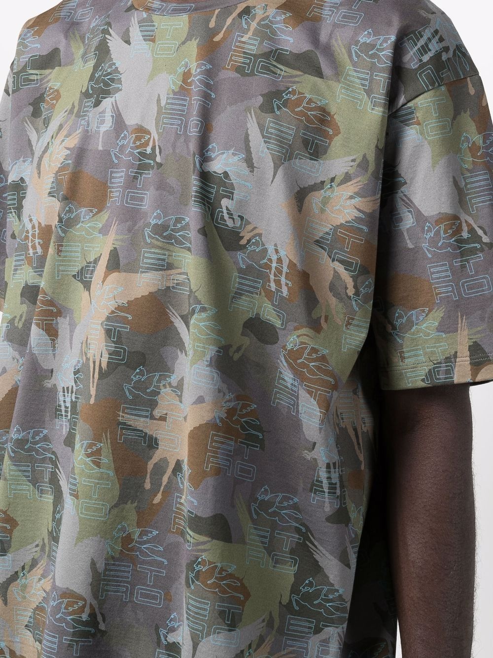 camouflage-print short-sleeve T-shirt - 5