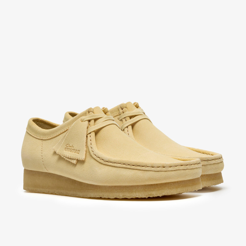 Wallabee Pale Yellow Suede 4