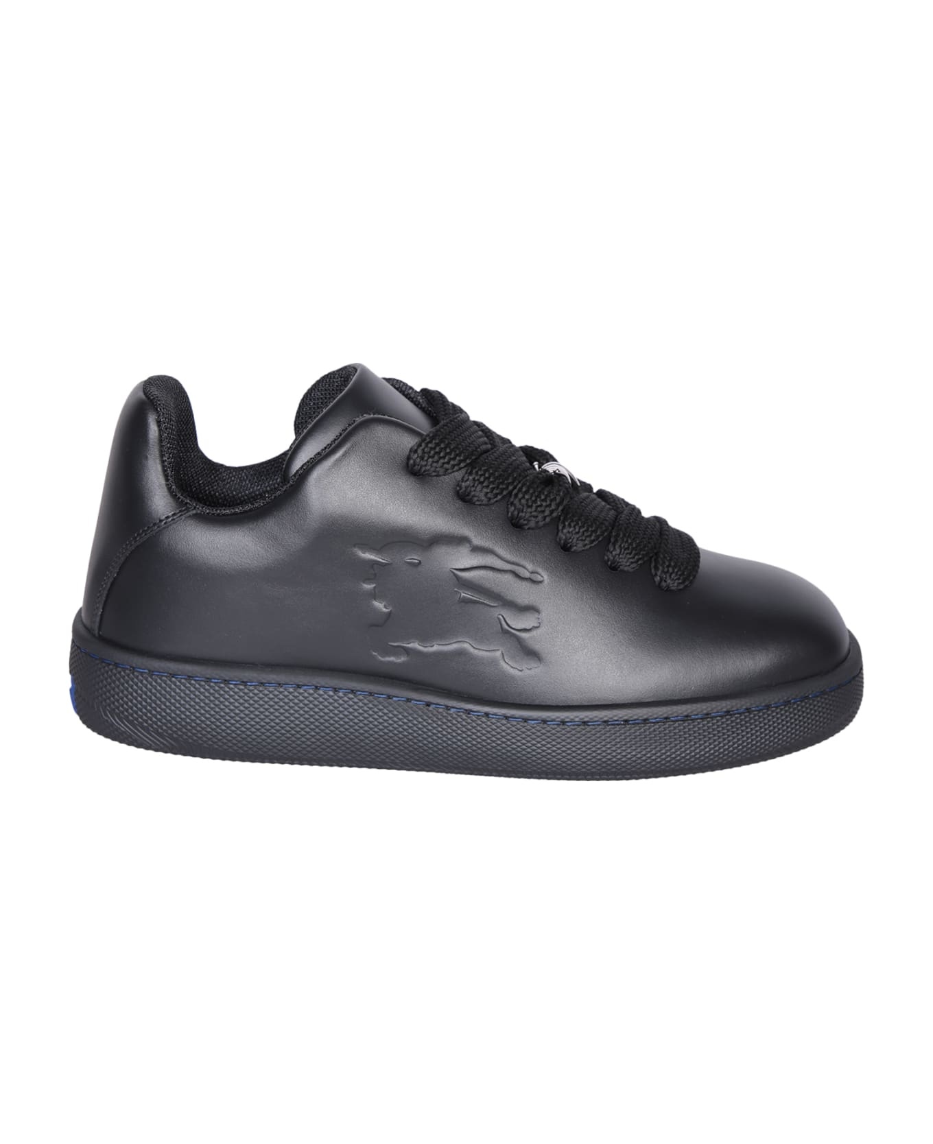 Leather Black Sneakers - 1