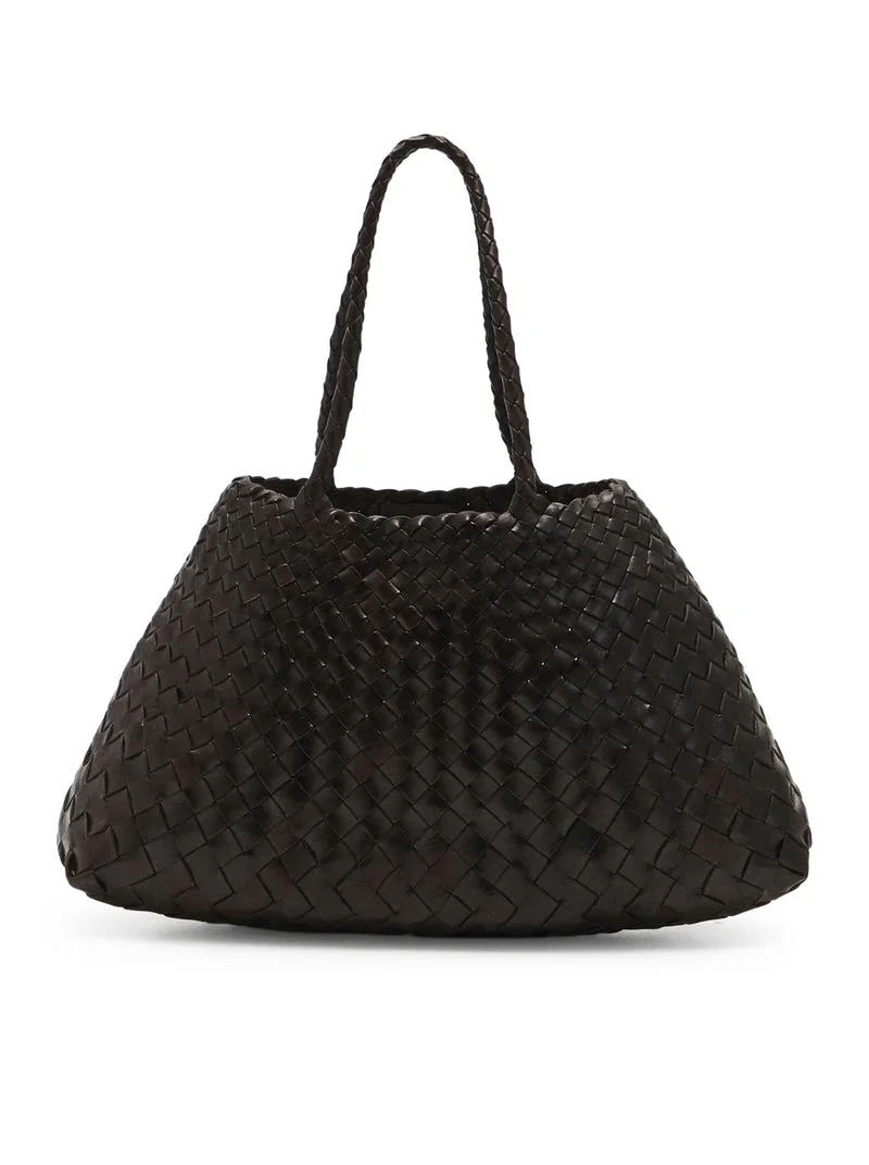 Dragon Diffusion Women Santa Croce Big Woven Leather Bag - 1