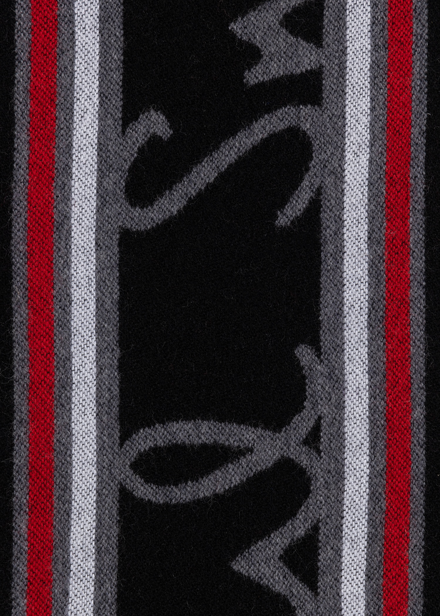 Paul Smith & Manchester United - Stripe Logo Wool Scarf - 3