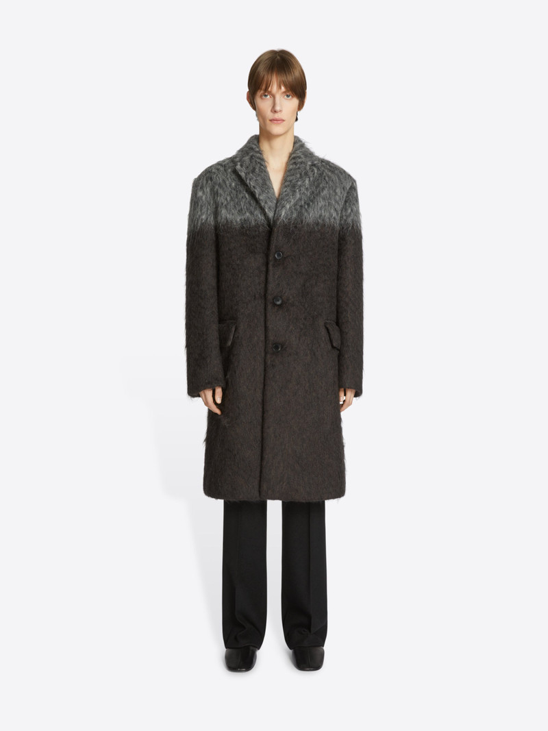 Dries Van Noten BICOLOR MOHAIR COAT outlook