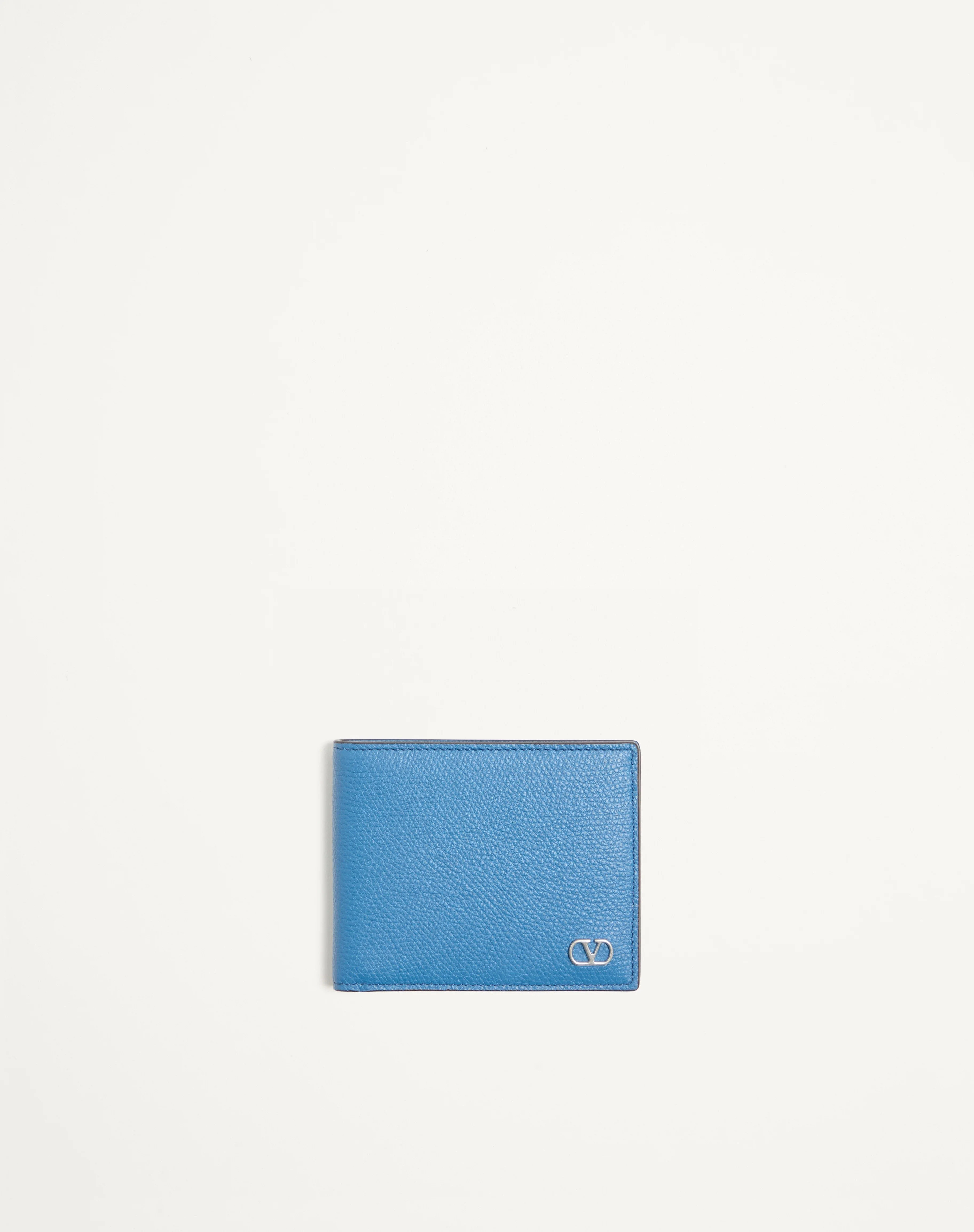 VALENTINO GARAVANI VLOGO SIGNATURE GRAINY CALFSKIN WALLET - 1