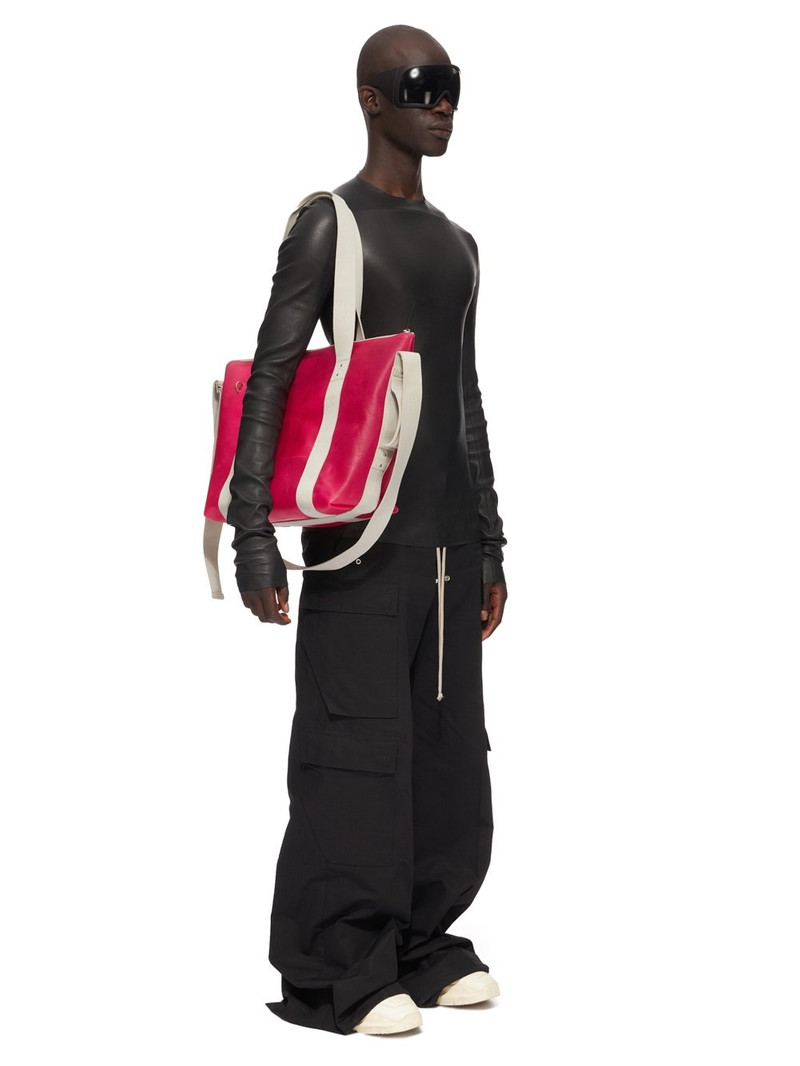 contrasting-panel tote bag 9