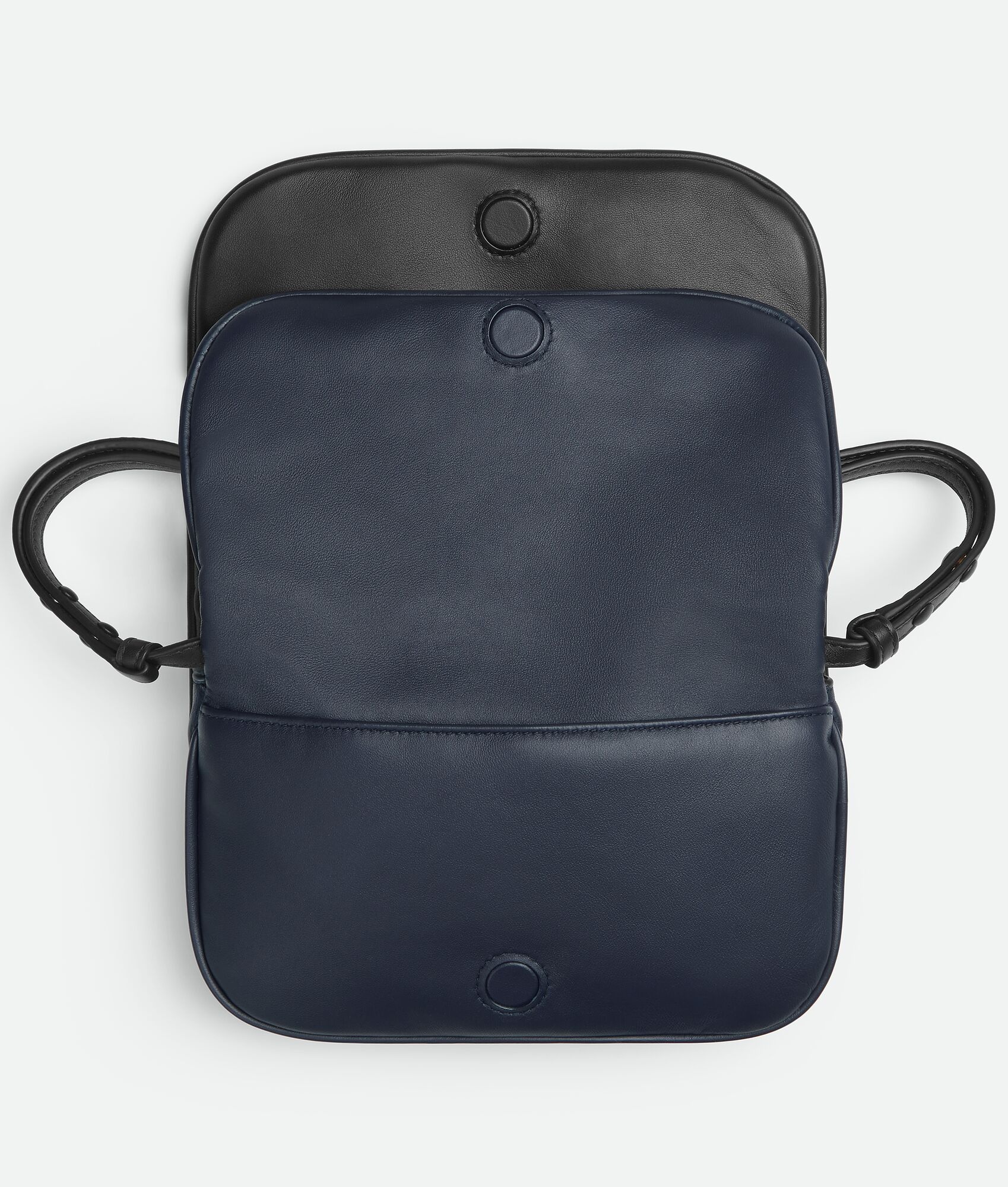 Intrecciato Puff Pouch On Strap - 2