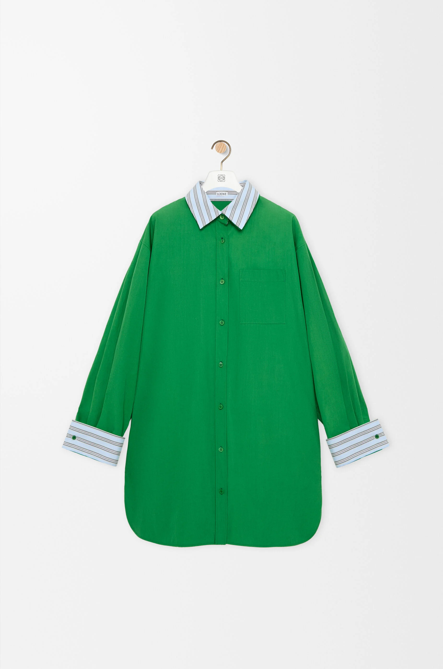 Shirt dress in cotton - 1
