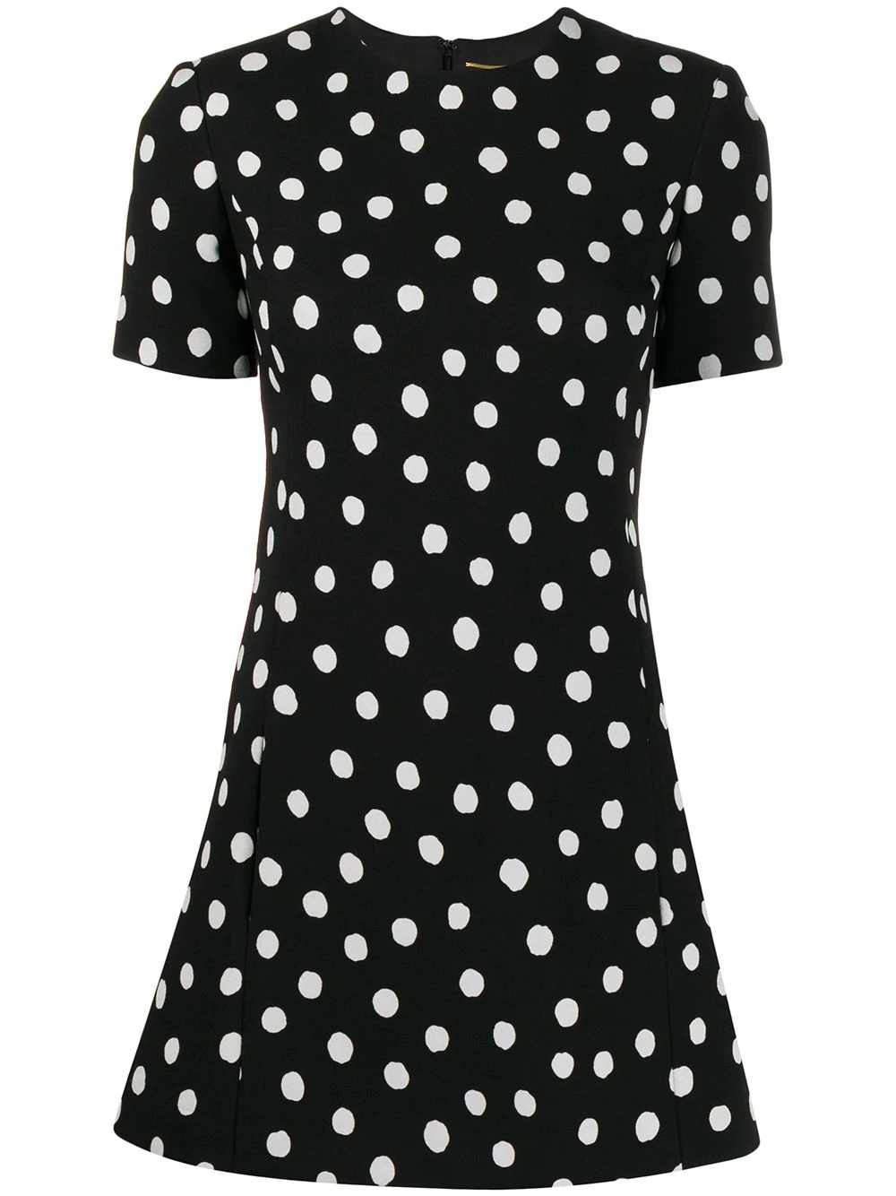 polka-dot mini dress - 1