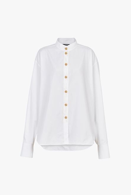 White poplin shirt - 1