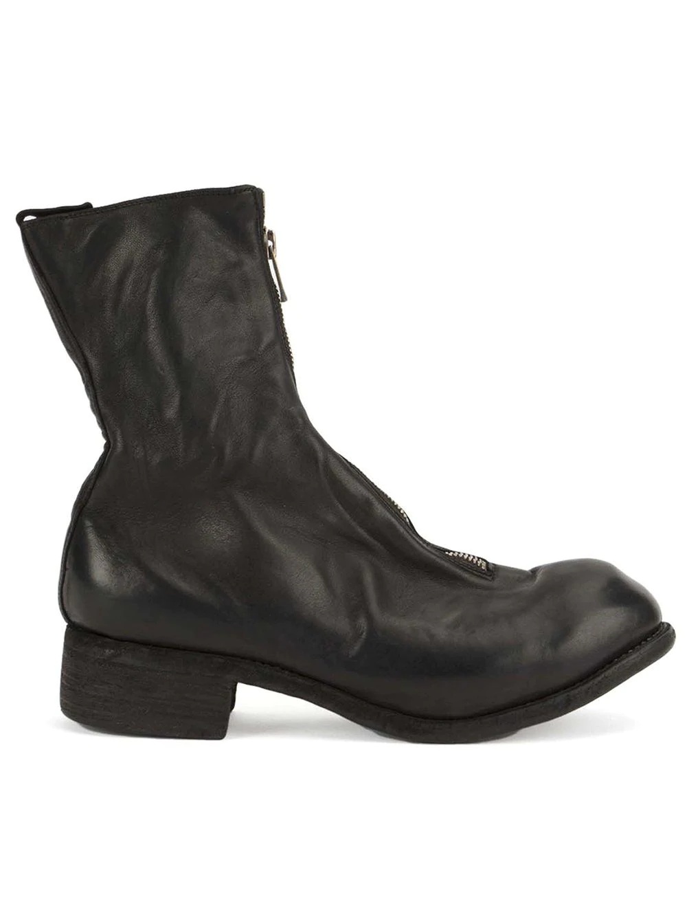 front zip ankle boots - 1