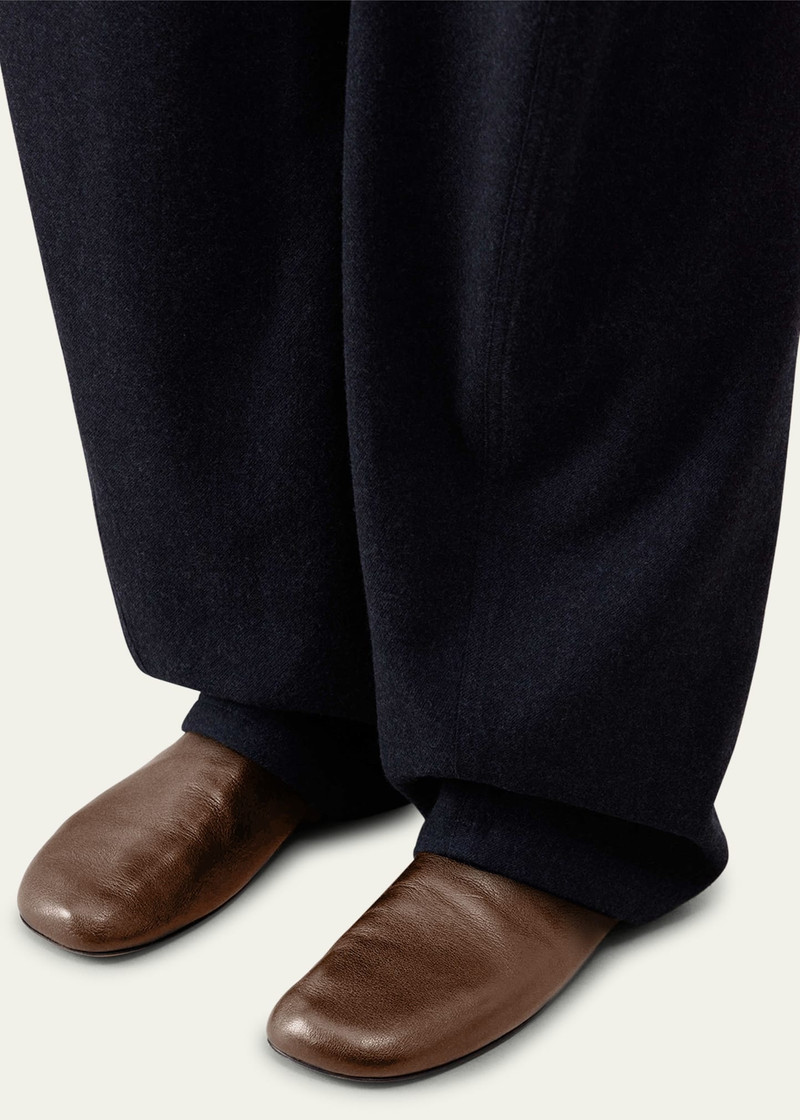 Lemaire Men's Leather D'Orsay Slip-On Loafers outlook