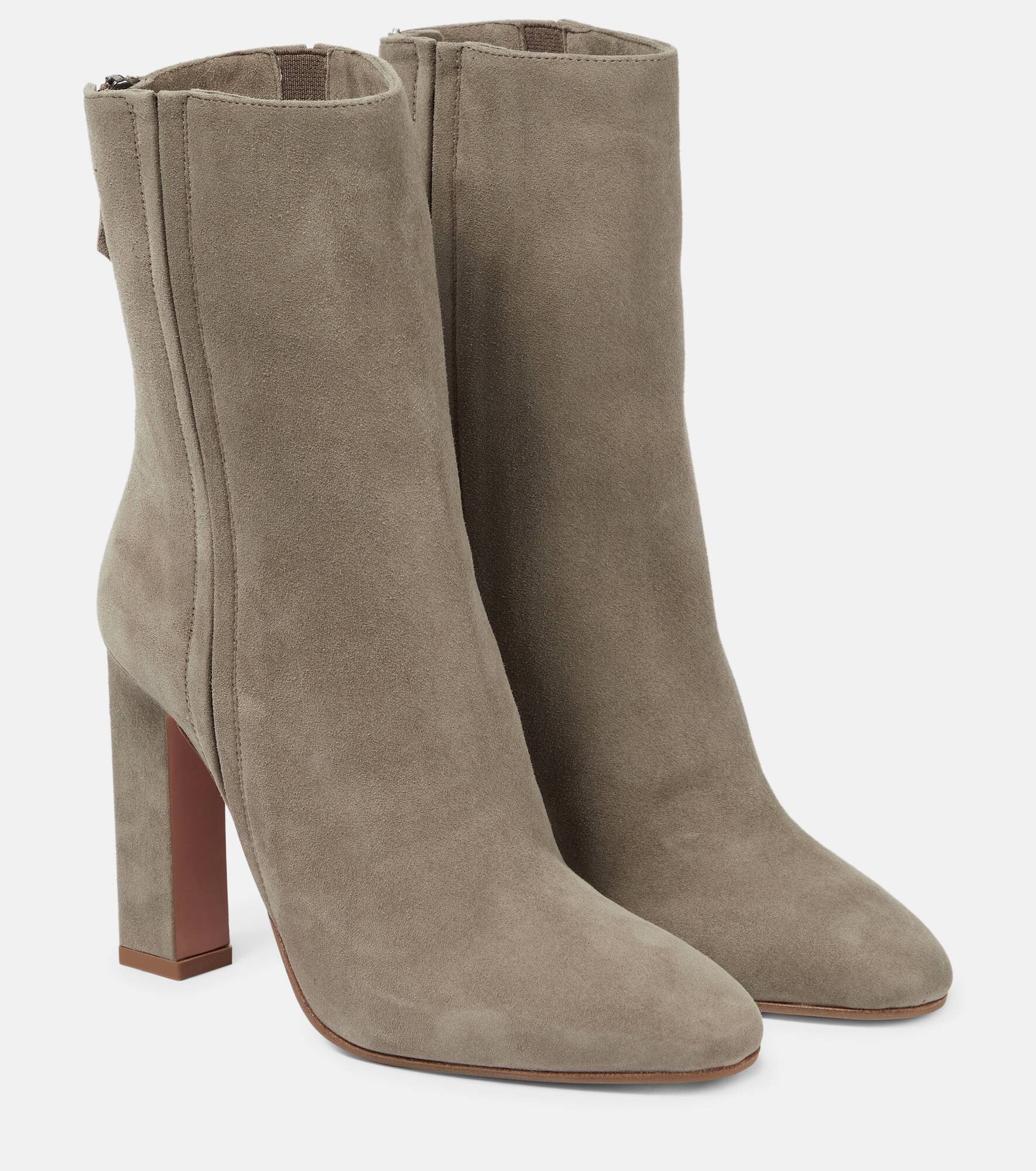 Suede ankle boots - 1