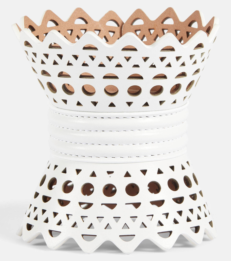 Alaïa Vienne leather bracelet outlook