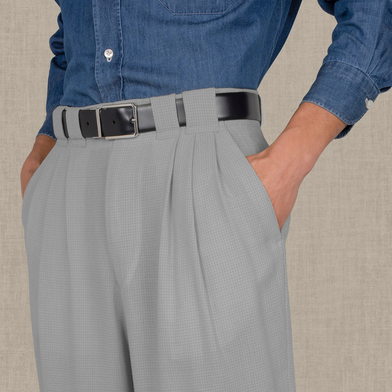Santoni Reversible and adjustable smooth blue and tumbled black leather belt outlook