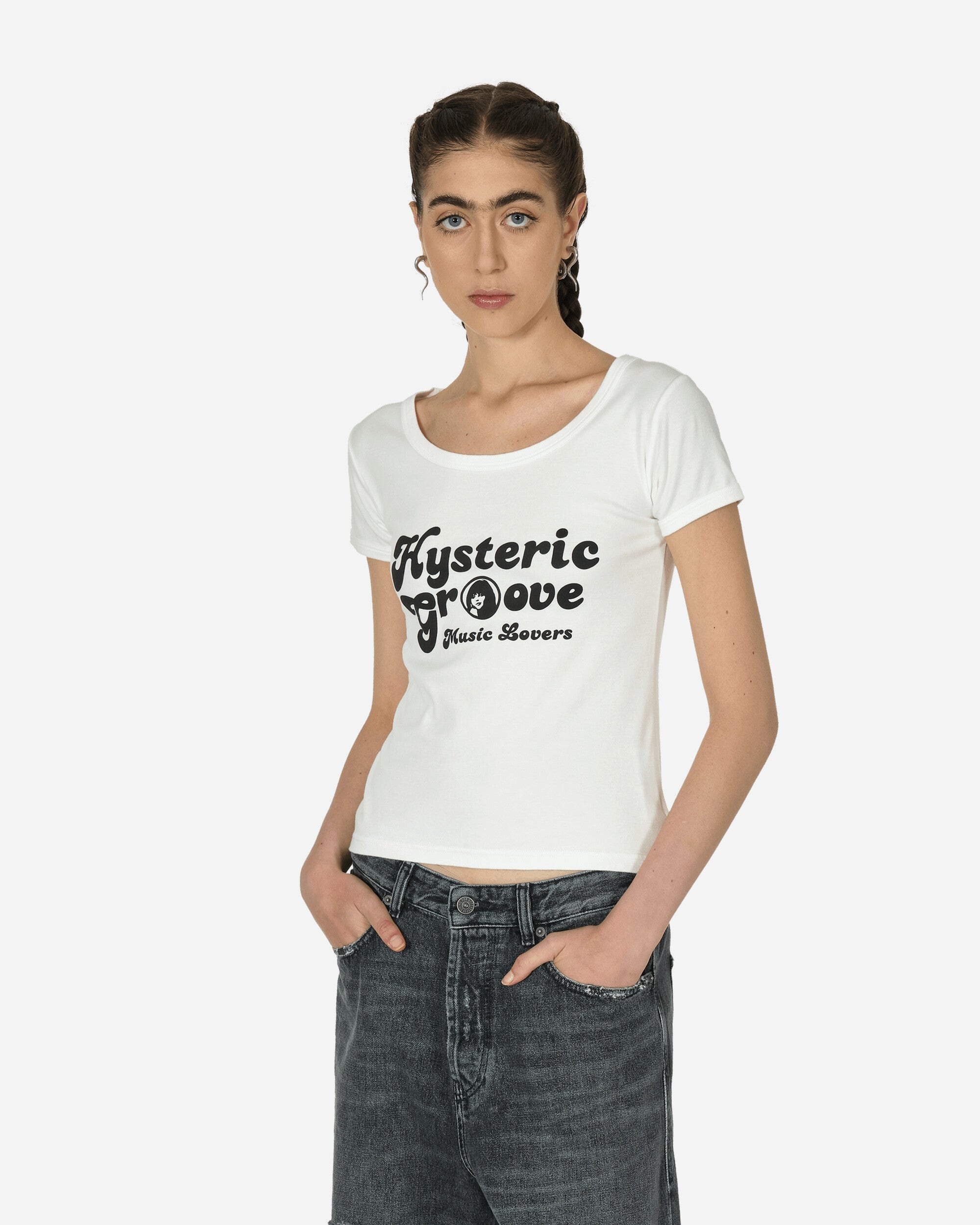 Music Lovers T-Shirt Dirty White - 1